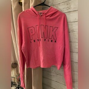 PINK Victoria Secret cropped activewear sweatshirt / SIZE M/ OPEN BACK